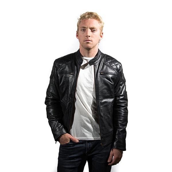 Black Leather jacket Julius - Vitkac Italy